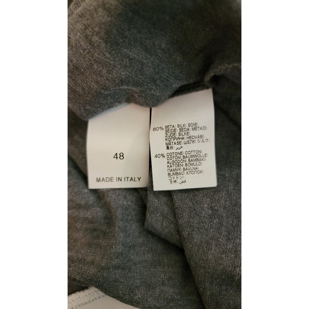 Brunello Cucinelli Layered-Effect Silk-Cotton Polo Shirt – Size 48 – NWT – Fall/ - Picture 6 of 11